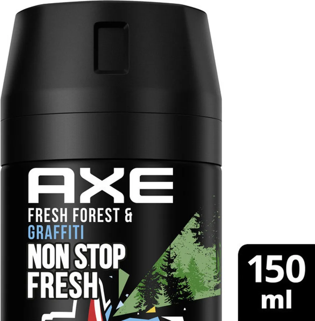 Axe Deospray Collision Fresh Forest + Graffiti 150ml - 6 Stuks