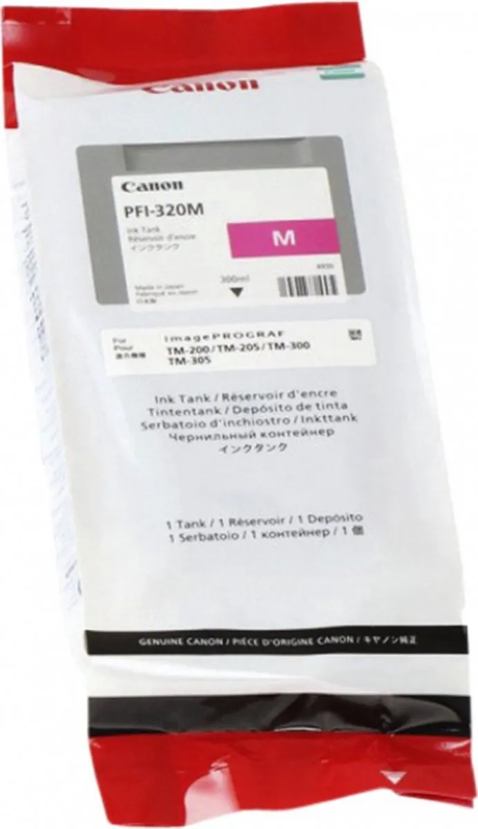 Canon PFI-320M Magenta Inktcartridge 300ml
