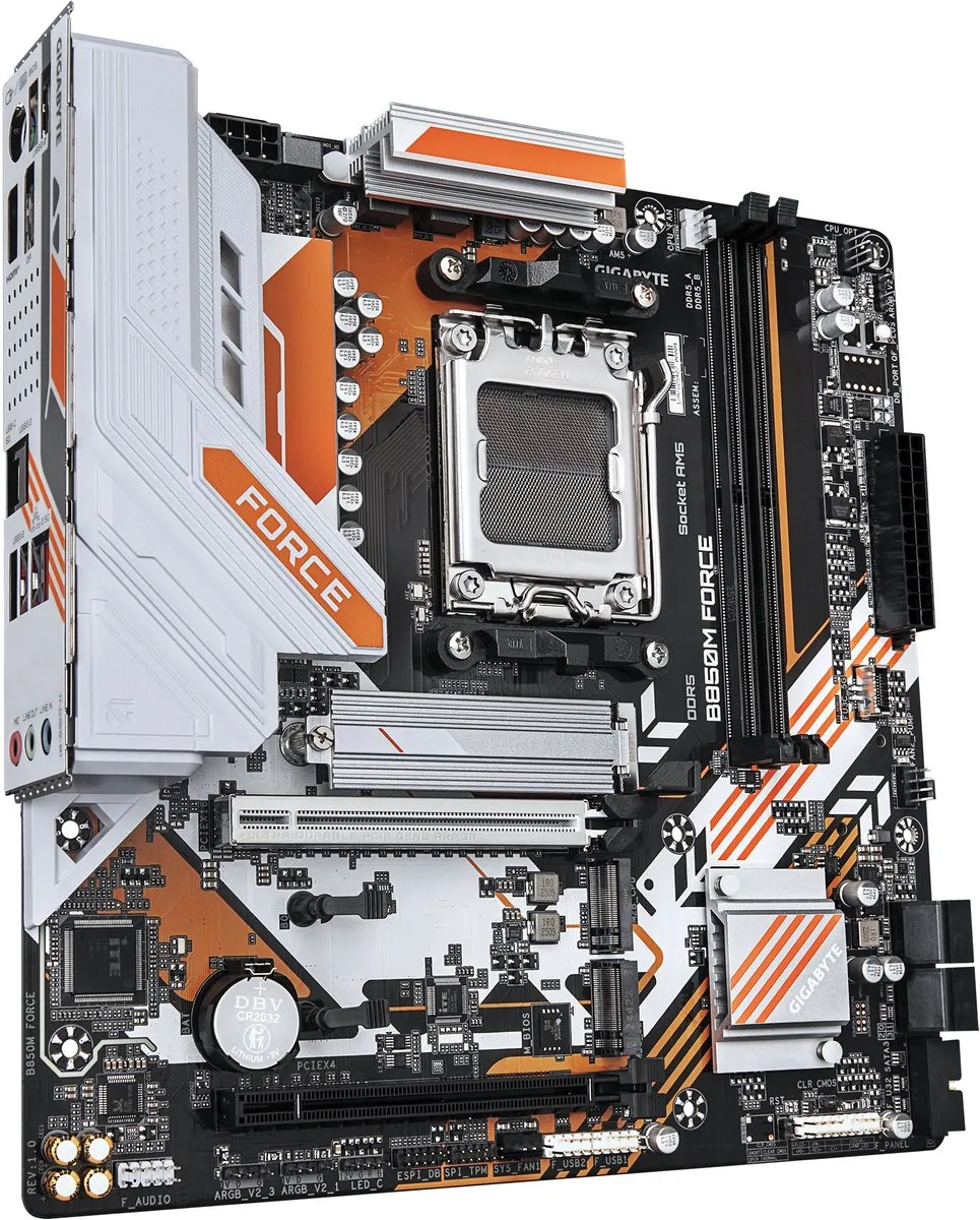 Gigabyte B850M FORCE AM5 Micro-ATX Moederbord
