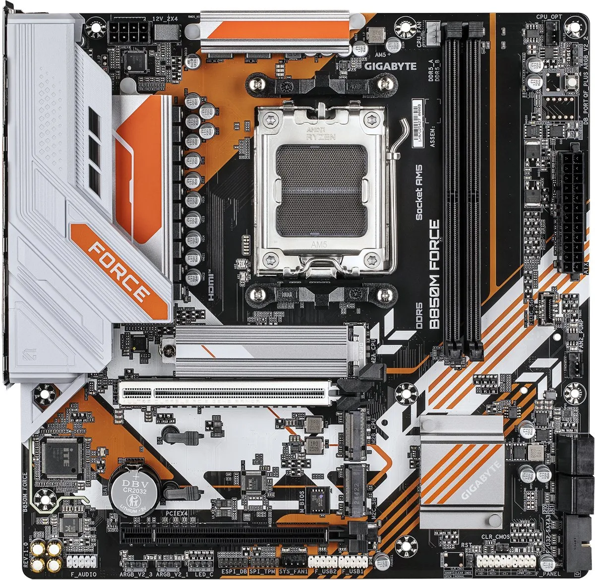Gigabyte B850M FORCE AM5 Micro-ATX Moederbord
