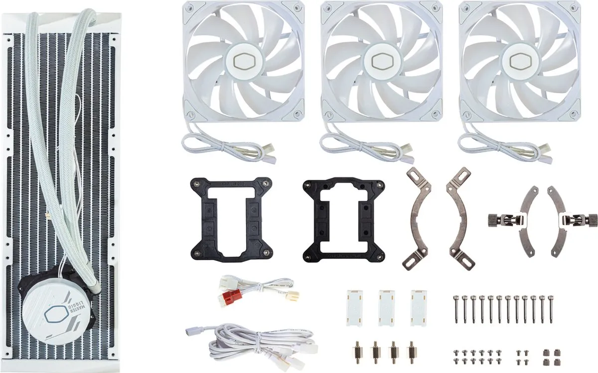 Cooler Master MasterLiquid 360L Core ARGB MLW-D36M-A18PZ-RW - Wit - afbeelding 6 van 6