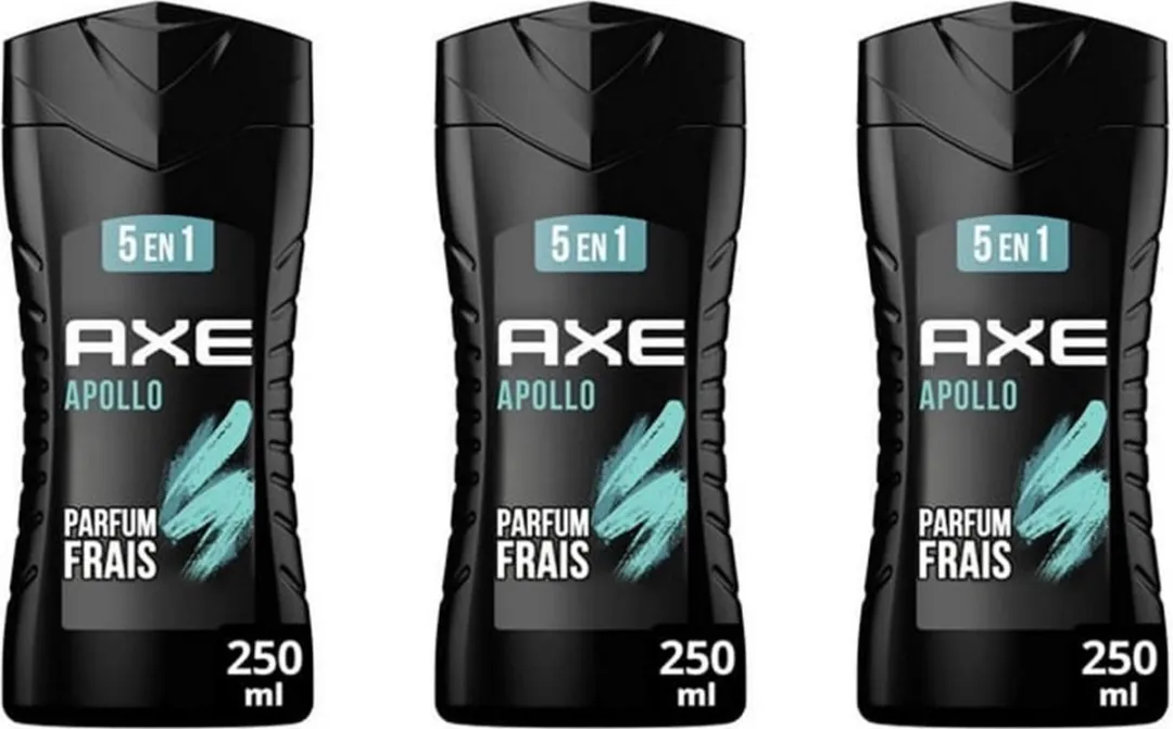 Axe Apollo Douchegel 3x250ml