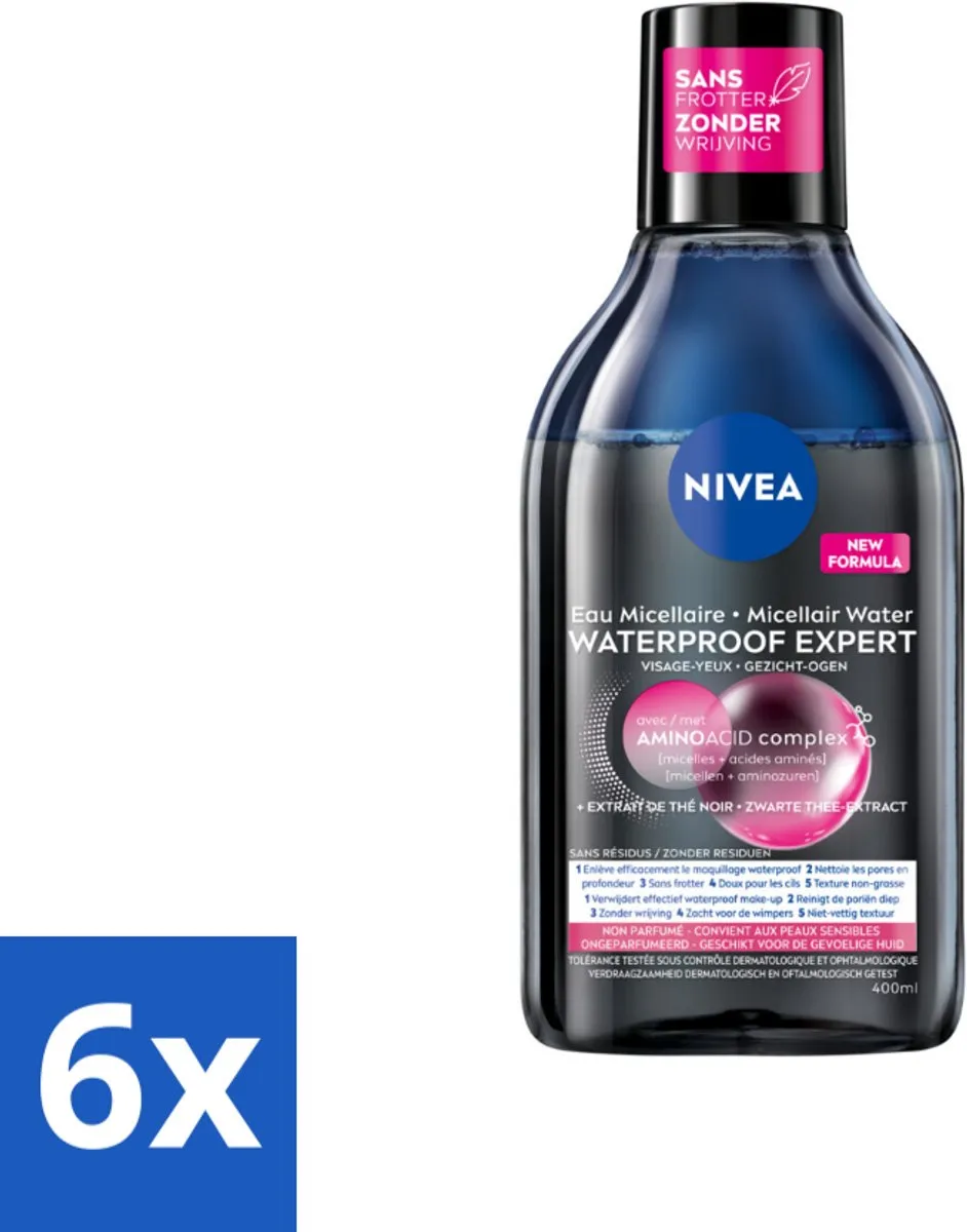 NIVEA Micellair Reinigingswater Waterproof Expert 400ml
