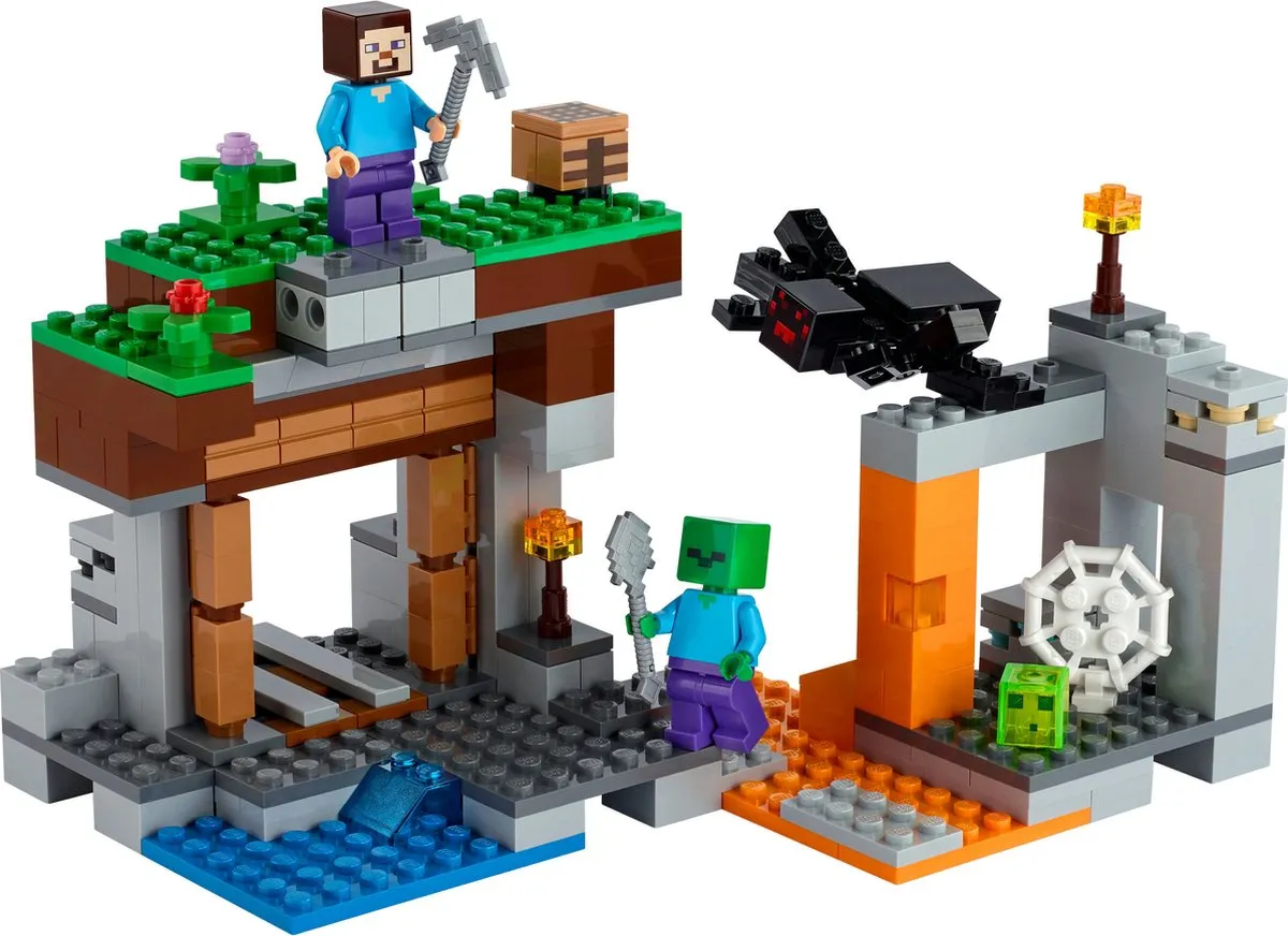 LEGO Minecraft Verlaten Mijn 21166 - Meerkleurig - afbeelding 6 van 6