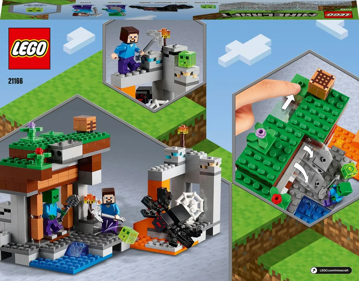 LEGO Minecraft Verlaten Mijn 21166 - Meerkleurig