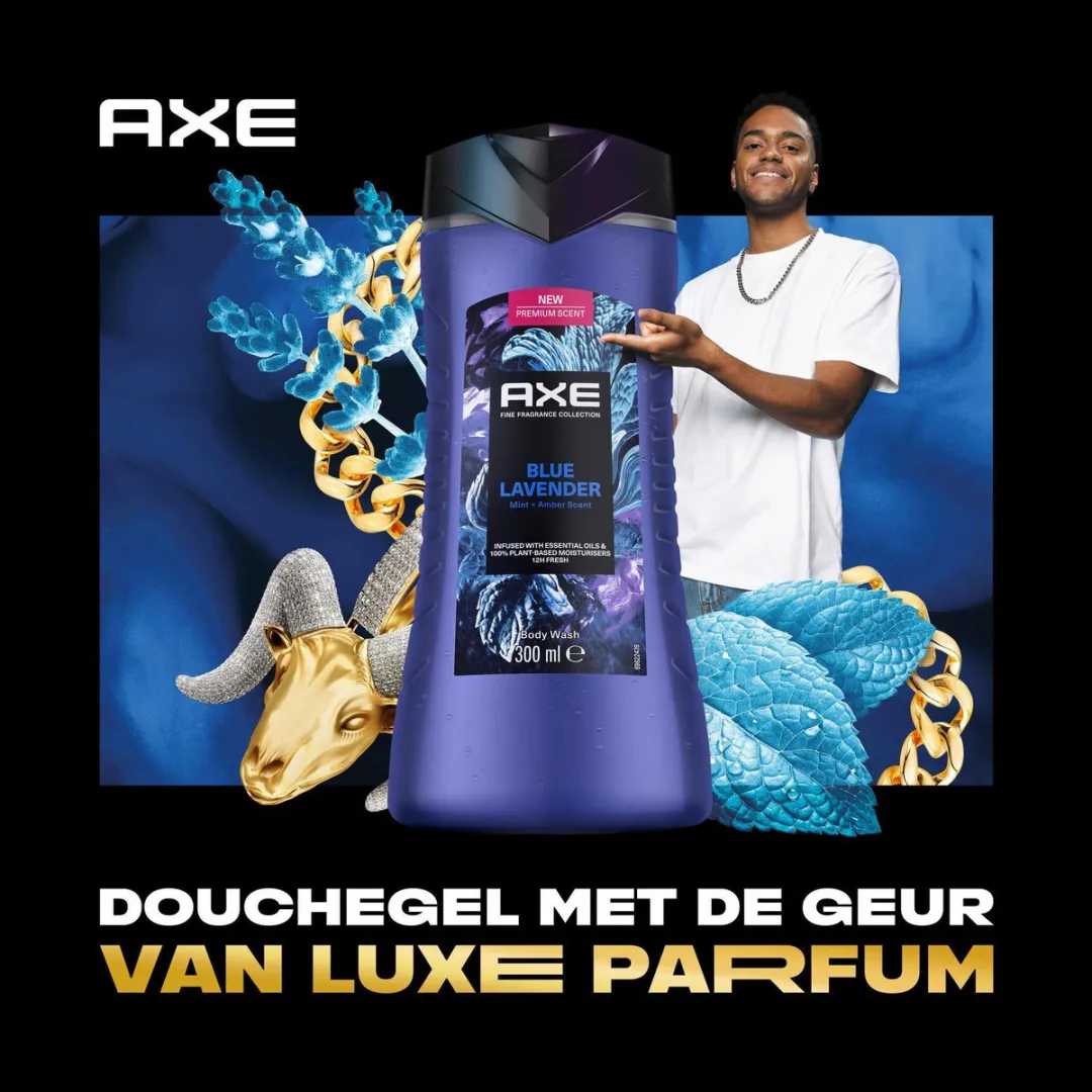 Axe Fine Fragrance Douchegel Blue Lavender 225ml