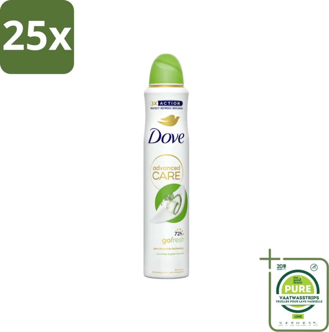 Dove Deodorant Spray Komkommer & Groene Thee 200ml