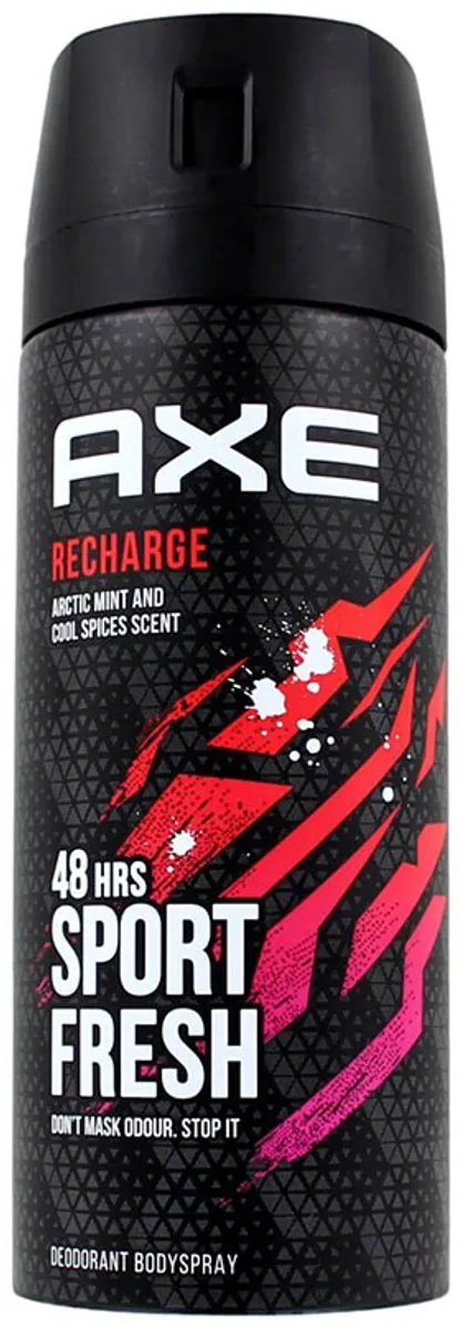 Axe Deodorant Bodyspray Sport Fresh Recharge 150ml - Arctic Mint & Cool Spices