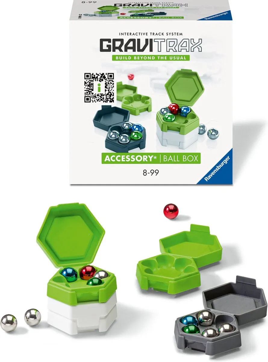 Ravensburger GraviTrax Ball Box - 6 Stuks - Meerkleurig