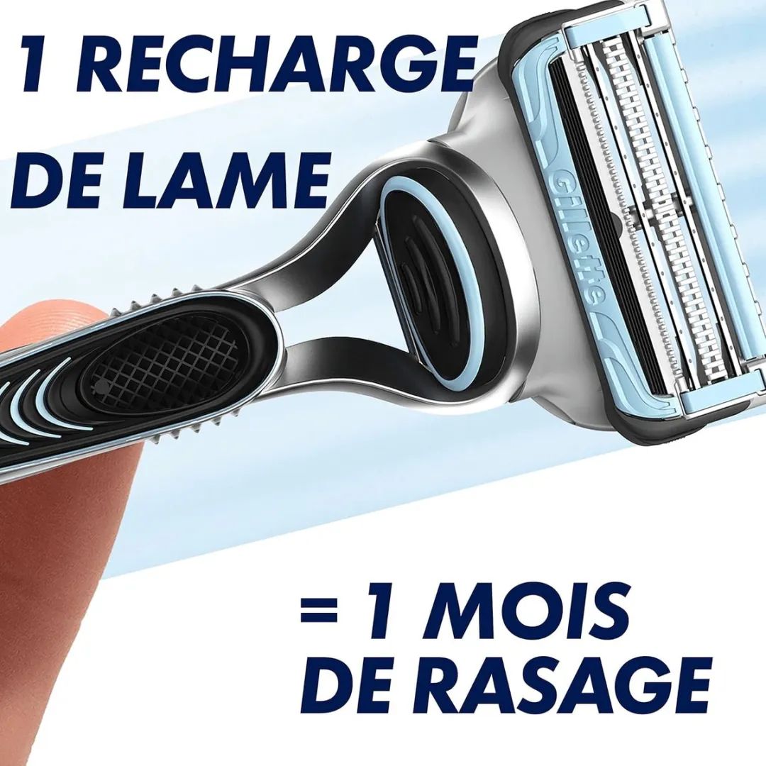 Gillette Skinguard Rasierhuls - 5 Stuks - 2 Bladen - Groene