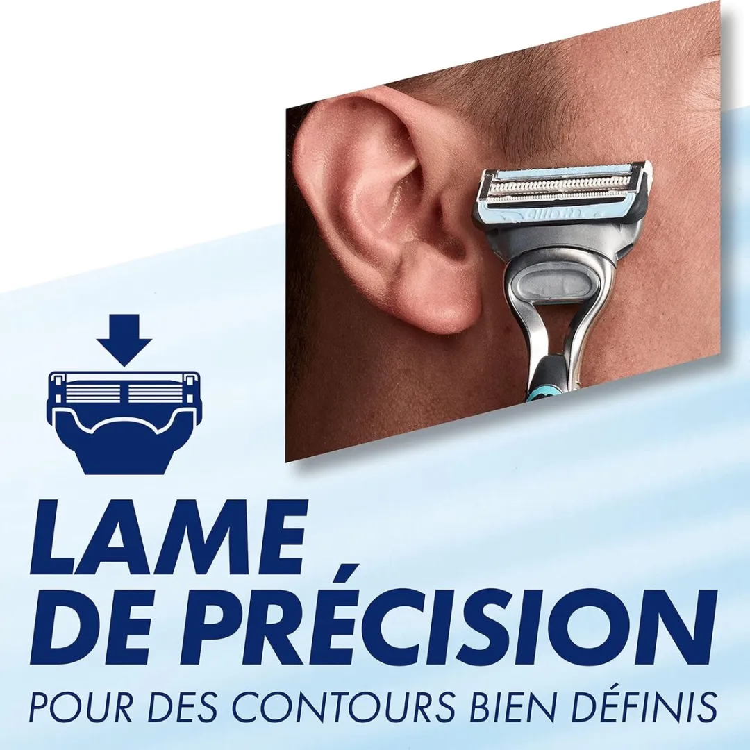 Gillette Skinguard Rasierhuls - 5 Stuks - 2 Bladen - Groene