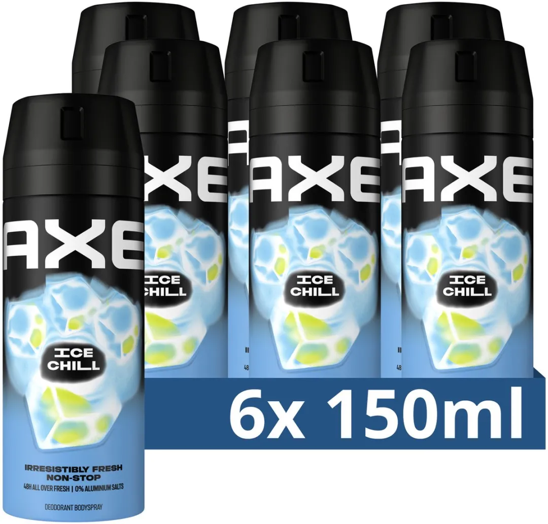 Axe Deodorant Bodyspray Ice Chill - 6x150ml