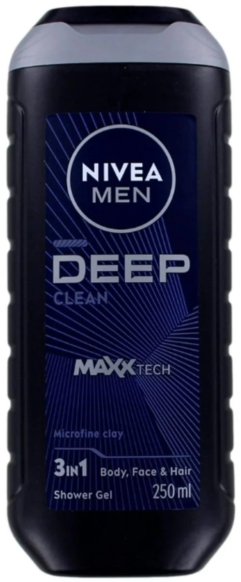 NIVEA Men Douchegel Deep Clean 250ml - 15 Stuks