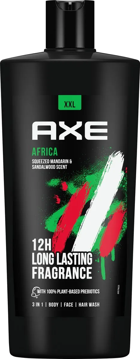 Axe 3-in-1 Afrika Douchegel & Shampoo 700ml