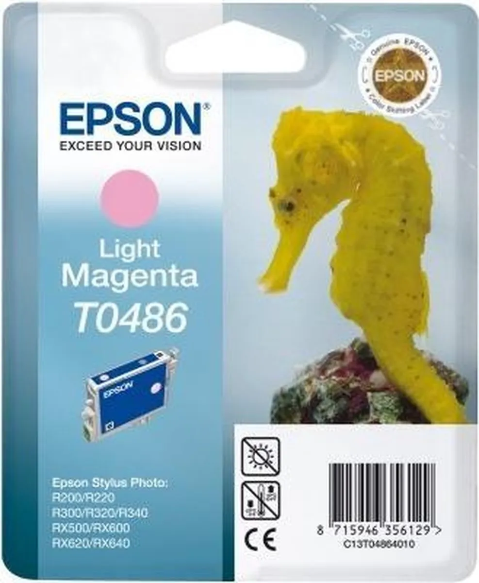 Epson T0486 Licht Magenta Inktcartridge - 400 pagina's