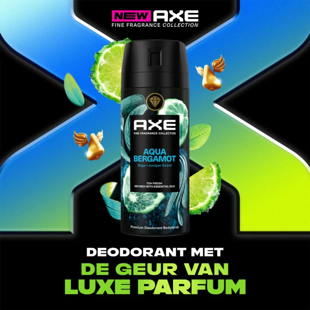 Axe Deodorant Spray Aqua Bergamot - 150ml x 10