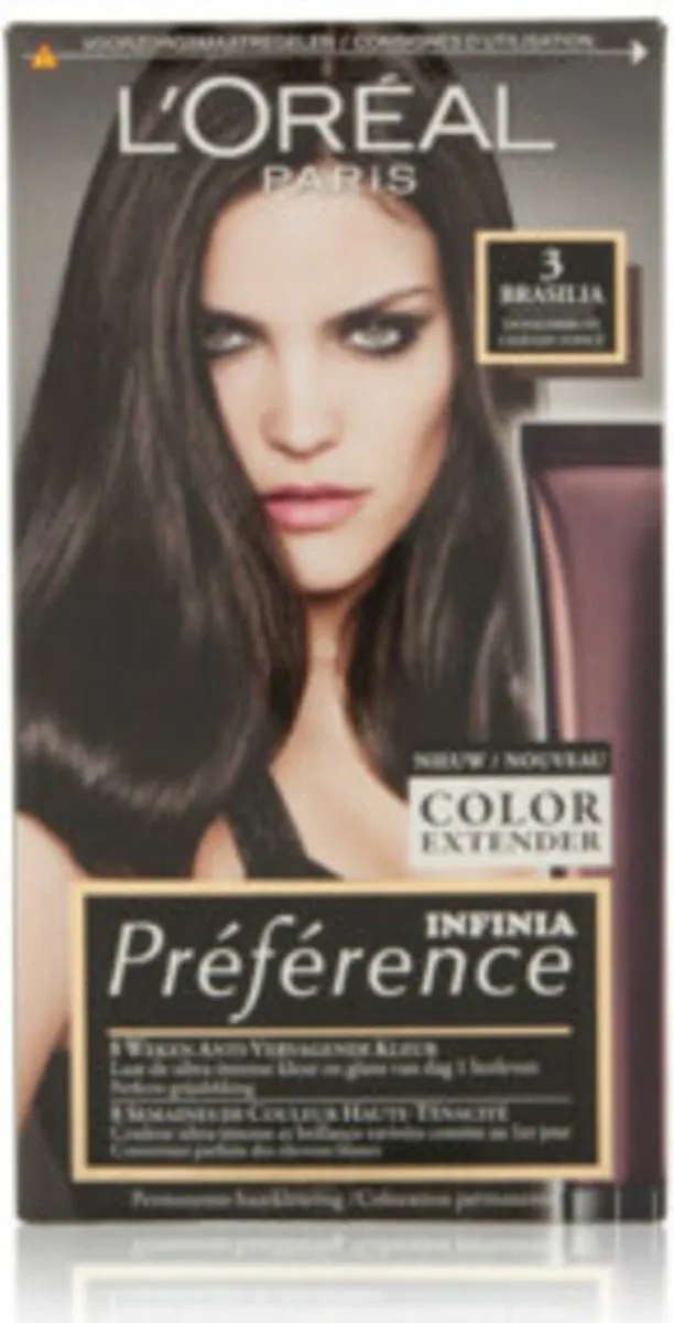 L'Oréal Paris Preference Haarkleuring 03 Brasilia + Magic Retouch Uitgroeispray - Donkerbruin