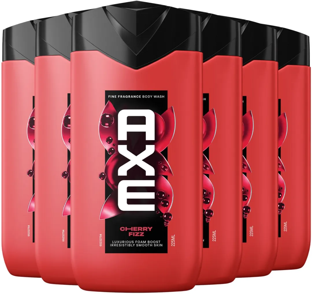 Axe Fine Fragrance Cherry Fizz Douchegel - 6x225ml - afbeelding 2 van 6