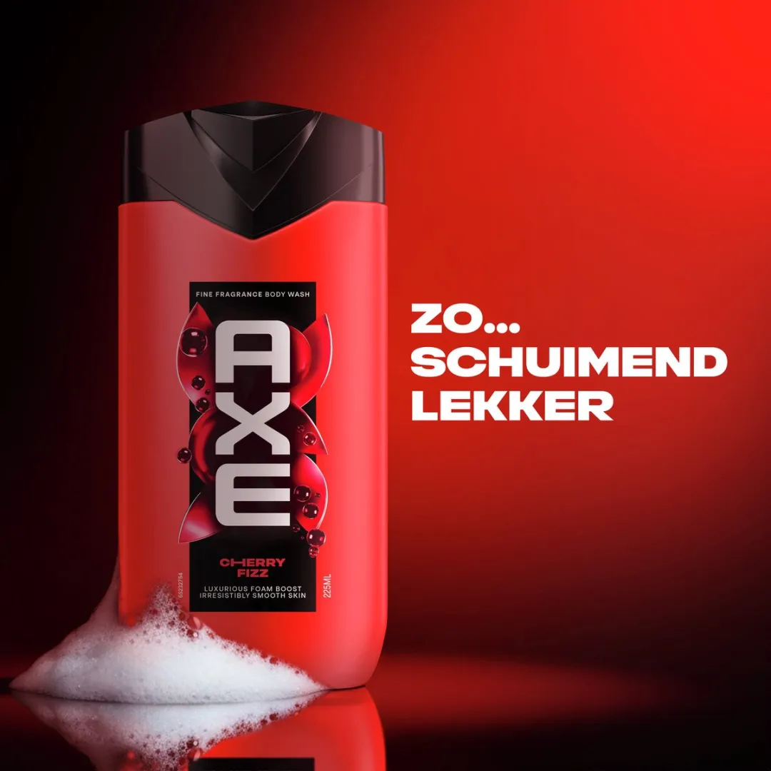 Axe Fine Fragrance Cherry Fizz Douchegel - 6x225ml - afbeelding 4 van 6