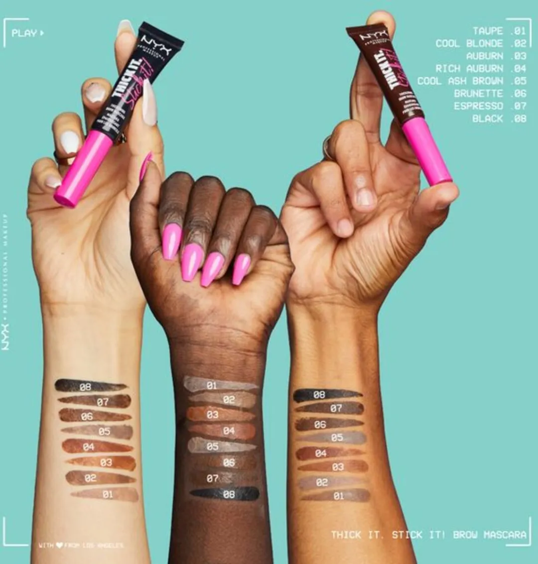 NYX Thick It Stick It Brow Gel Mascara - Bruin