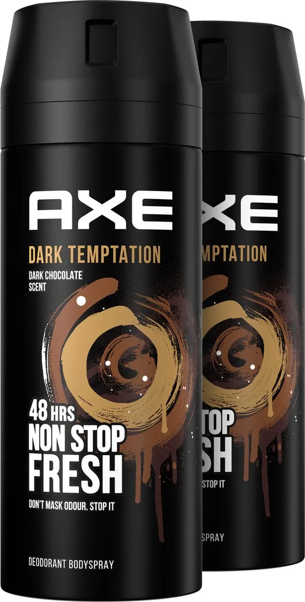 Axe Dark Temptation Bodyspray - 2x150ml