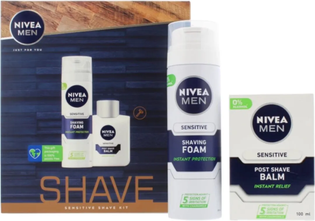 NIVEA Men Shave Duo Sensitive - 300ml (200ml + 100ml)