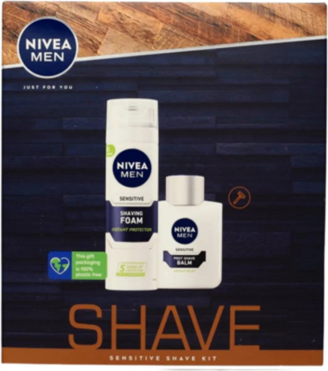 NIVEA Men Shave Duo Sensitive - 300ml (200ml + 100ml)