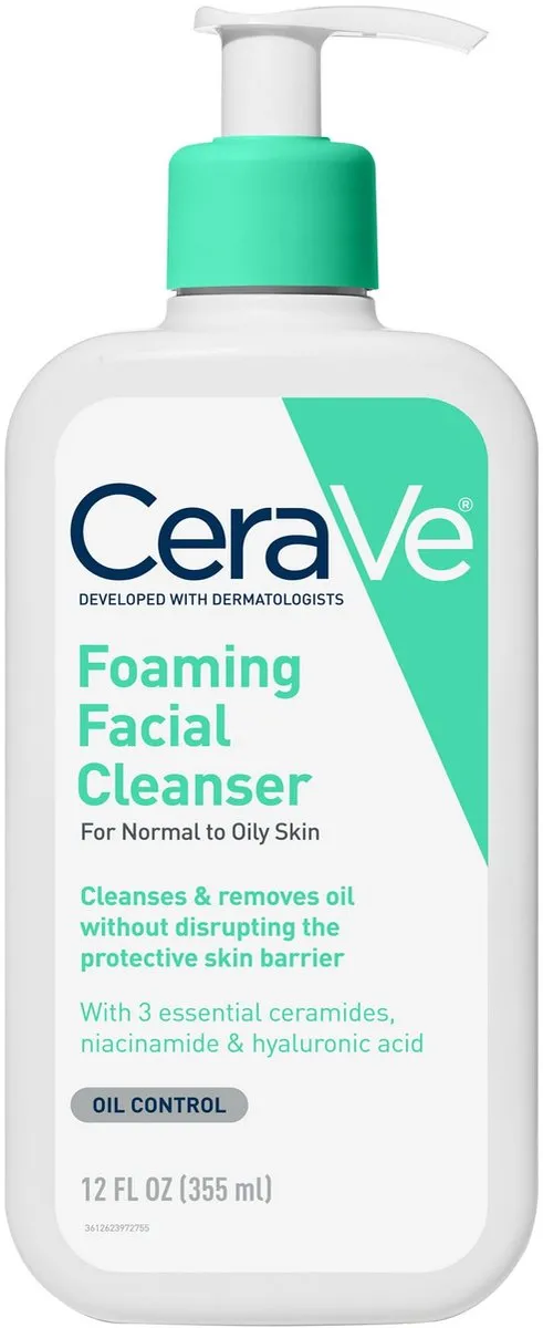 CeraVe Foaming Facial Cleanser Reinigingsgel 355ml