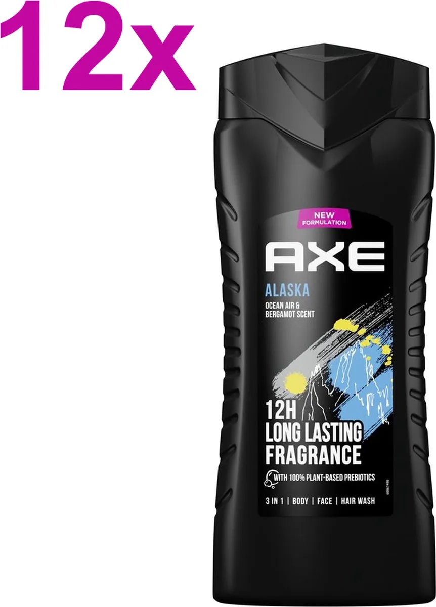 Axe Alaska Douchegel Ocean Air & Bergamot - 12x400ml