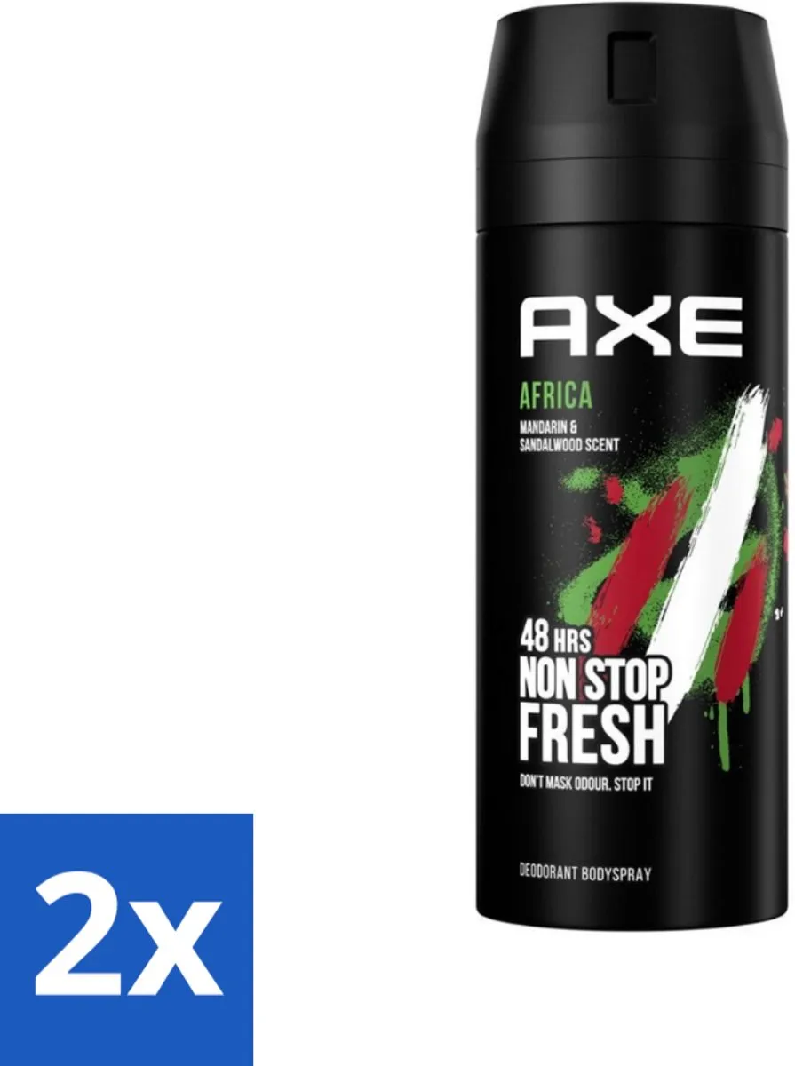Axe Deodorant Bodyspray Africa Mandarin & Sandalwood 300ml