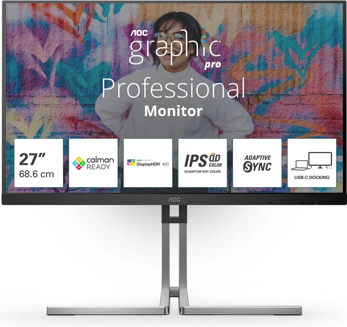 AOC Q27U3CV Monitor 27" QHD
