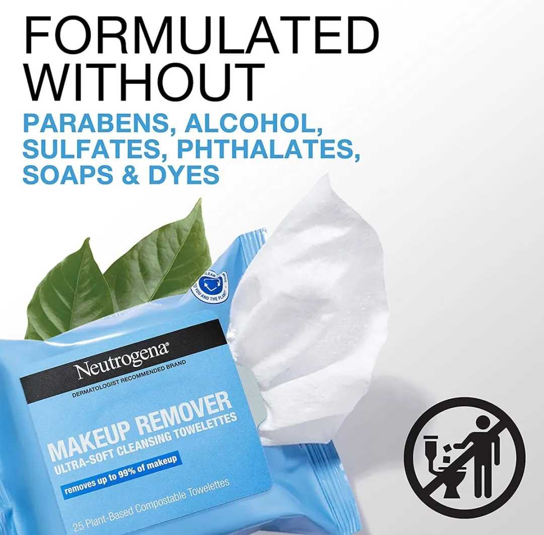 Neutrogena Make-up Remover Reinigingsdoekjes - 25 Stuks - afbeelding 6 van 6