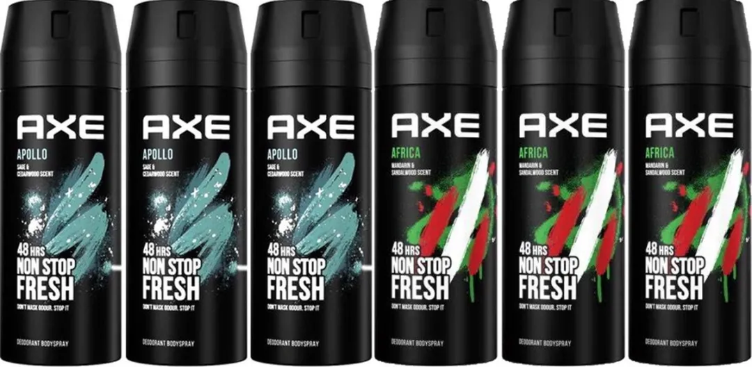 Axe Deo Spray 6x150ml
