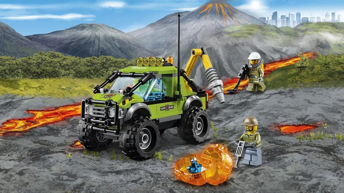 LEGO City Vulkaan Onderzoekstruck 60121 - 175 Stukken - afbeelding 4 van 6