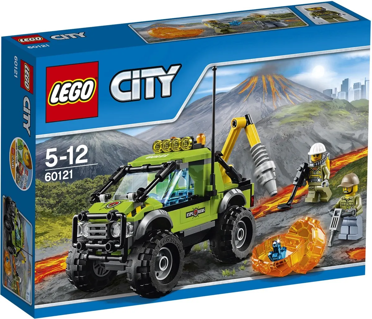 LEGO City Vulkaan Onderzoekstruck 60121 - 175 Stukken - afbeelding 5 van 6
