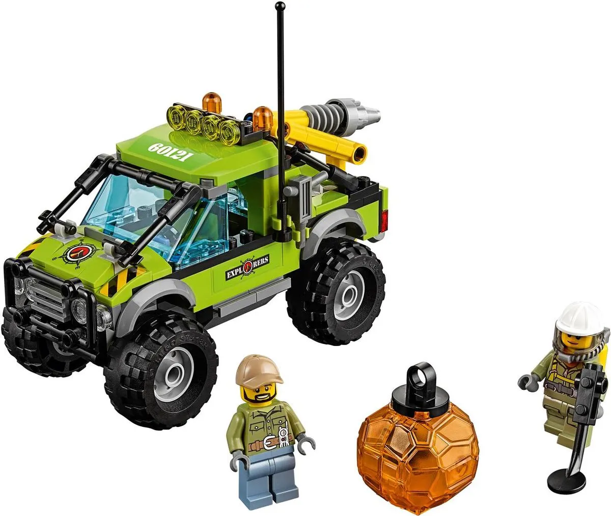 LEGO City Vulkaan Onderzoekstruck 60121 - 175 Stukken - afbeelding 3 van 6