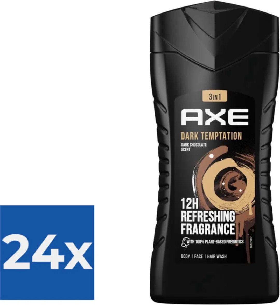 Axe Dark Temptation Douchgel 250ml - 24 Stuks