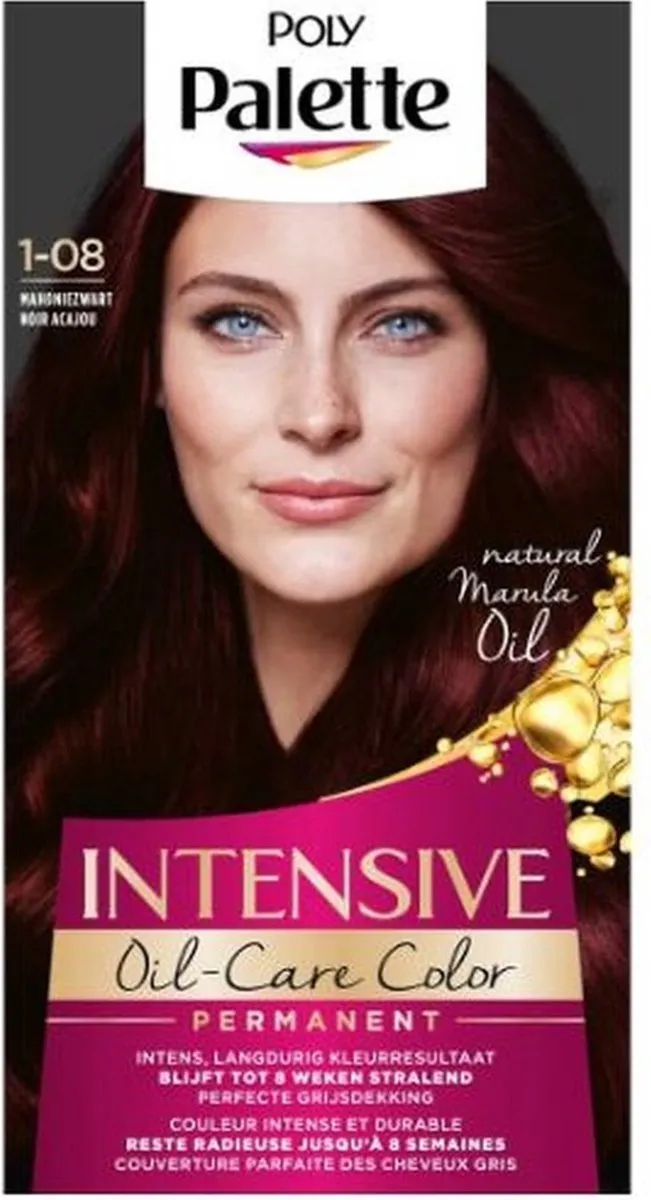 Schwarzkopf Poly Palette Haarverf 1-08 Mahoniezwart