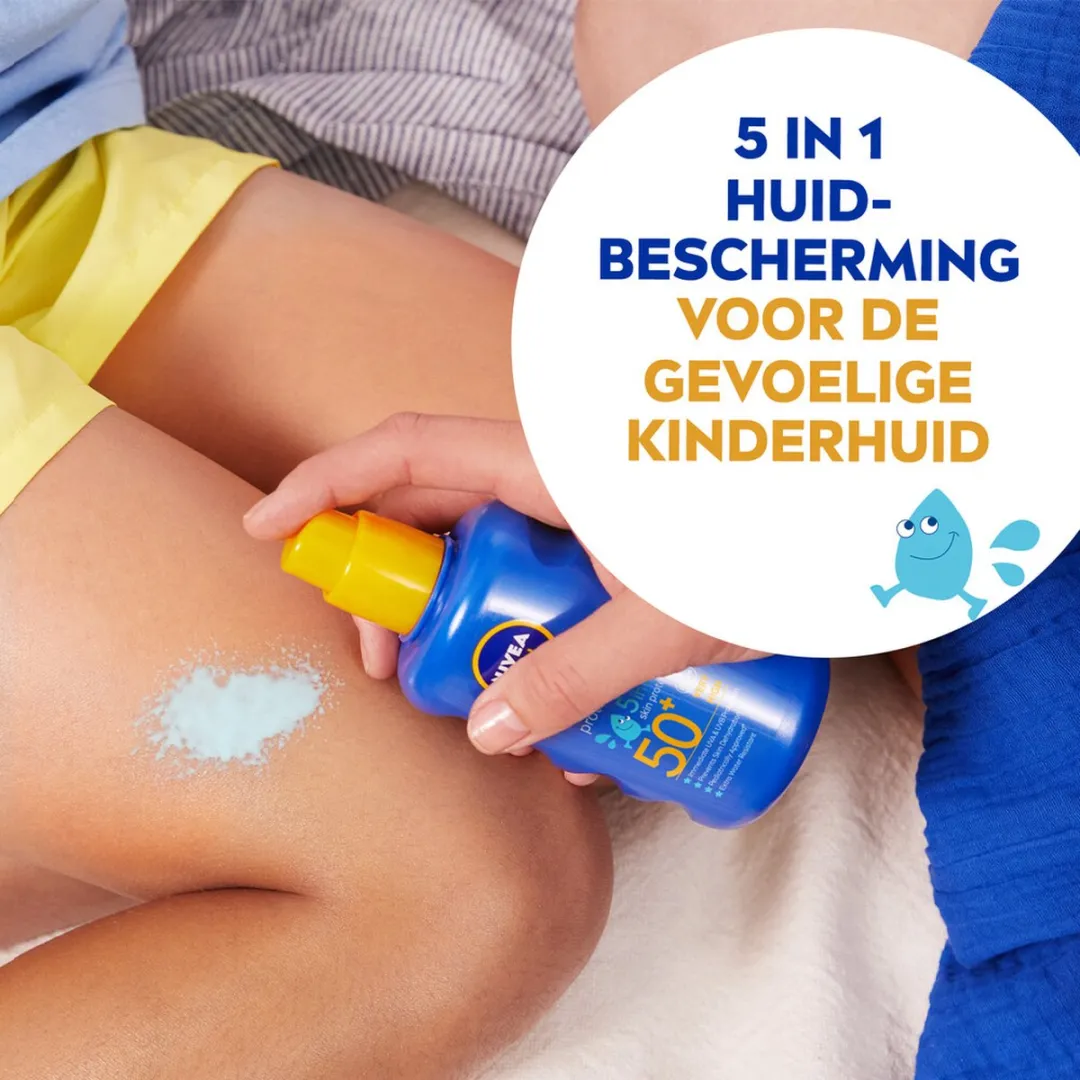 NIVEA Sun Protect & Hydrate Kids Zonnespray SPF 50+ - 3x200ml - afbeelding 5 van 6
