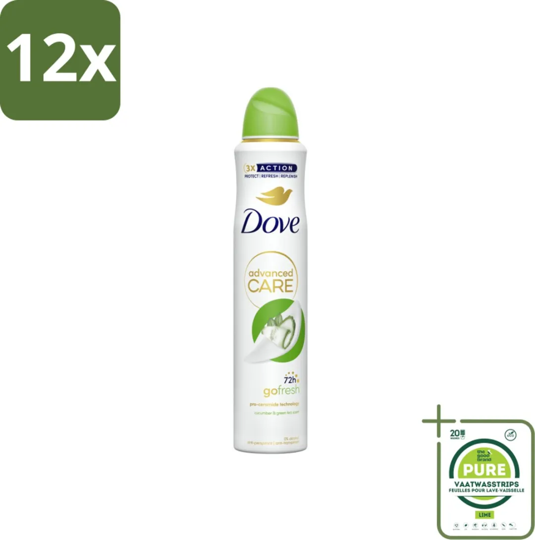 Dove Deodorant Spray Komkommer & Groene Thee 200ml