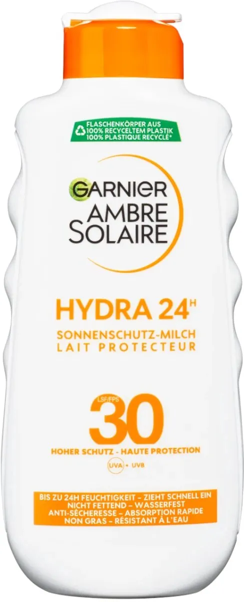 Garnier Ambre Solaire Hydraterende Zonnemelk SPF 30 200ml