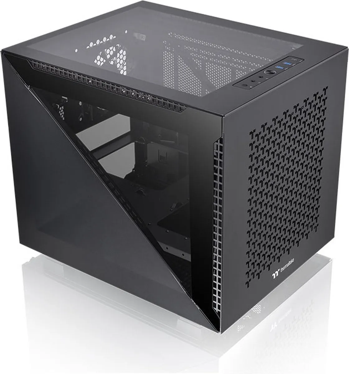Thermaltake Divider 200 TG Air Micro-Tower - Zwart