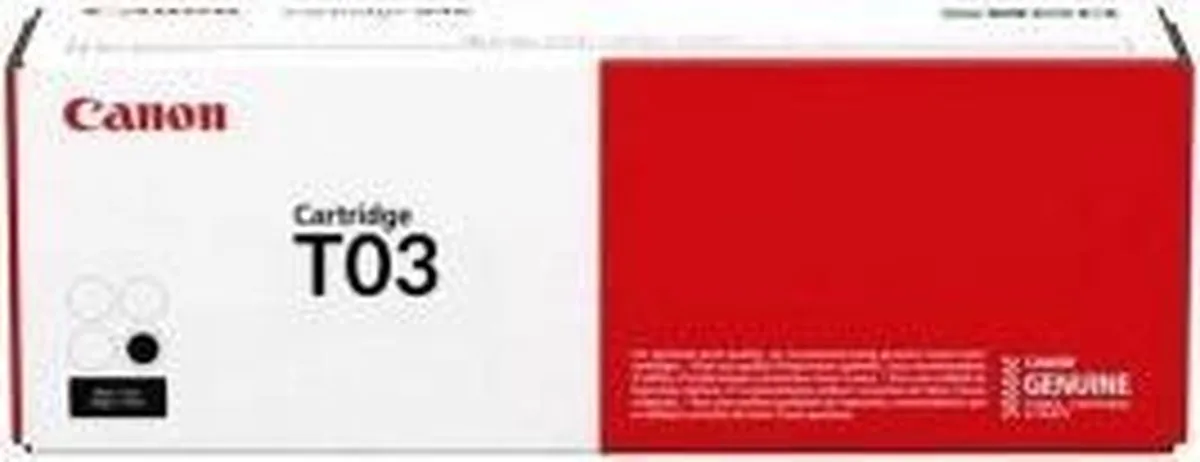 Canon T03 T03 Black Tonercartridge - 51.500 pagina's
