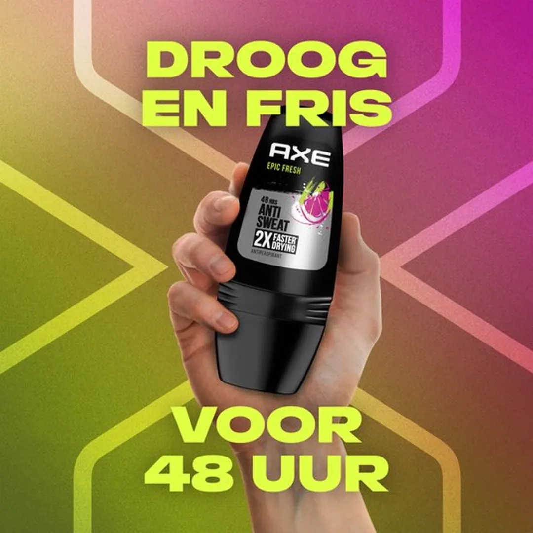 Axe Deo Roller Epic Fresh - 200ml (4x50ml)