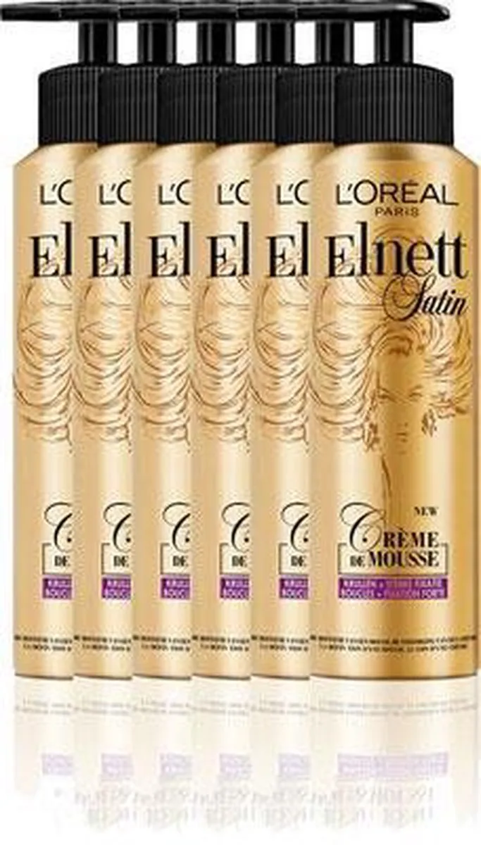 L'Oréal Paris Elnett Crème de Mousse Krullen 6x200ml