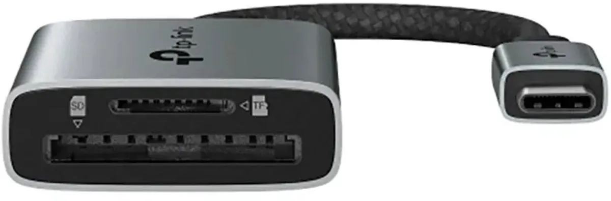 TP-Link UA430C Type-C Geheugenkaartlezer - SD/microSD - Zwart