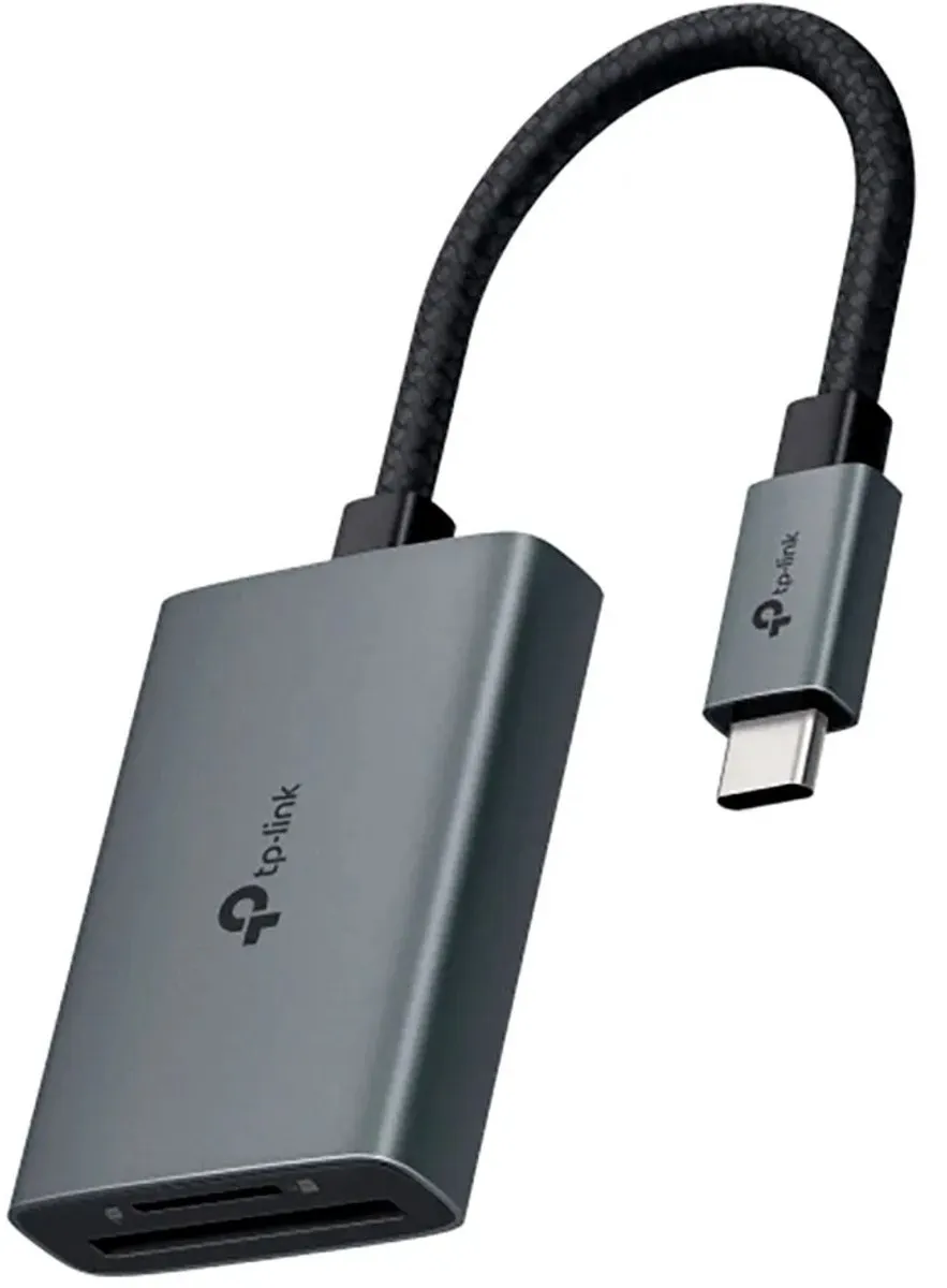 TP-Link UA430C Type-C Geheugenkaartlezer - SD/microSD - Zwart - afbeelding 6 van 6