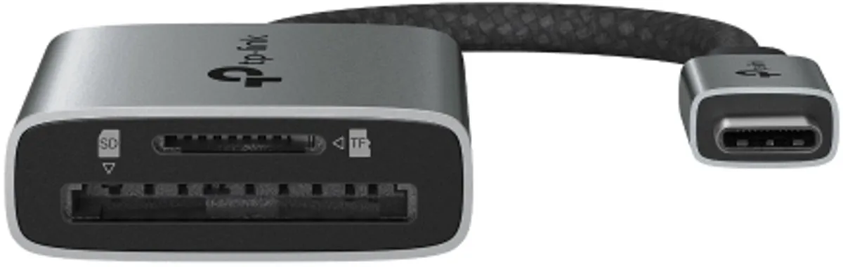 TP-Link UA430C Type-C Geheugenkaartlezer - SD/microSD - Zwart