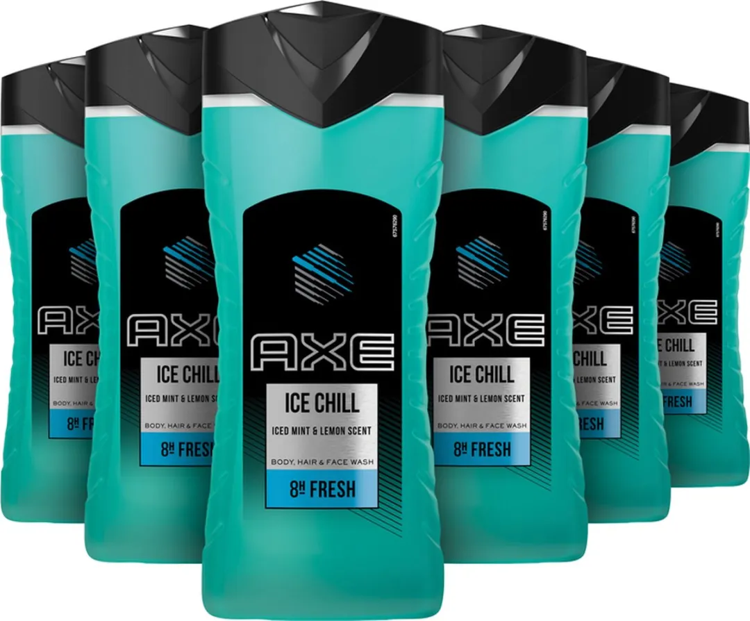 Axe Ice Chill 3-in-1 Douchegel - 2400ml (6x400ml)