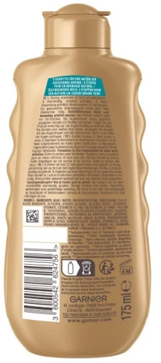 Garnier Ambre Solaire Natural Bronzer Zelfbruinende Melk 175ml